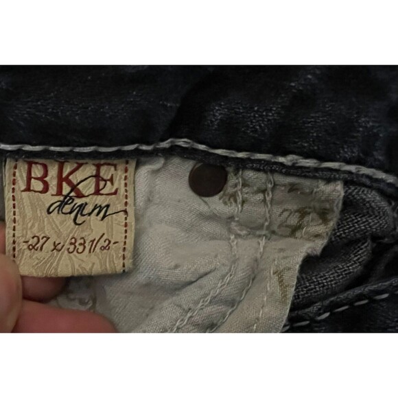 BKE Madison Skinny Jeans  Women's Size 27  Lowrise Dark Wash Stretch Denim - Picture 9 of 10